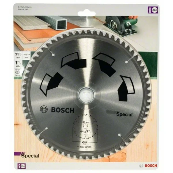 Пильный диск SPECIAL 235x30x2,5 мм, 64 Bosch 2609256895 — изображение 2