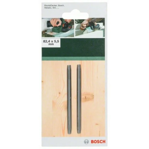 Набор ножей для рубанка 82,4x5,5 мм Bosch 2609256648 — изображение 2