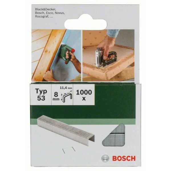 Скоба тип 53 8,0 мм Bosch 2609255820 — изображение 2