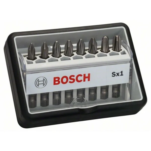 Набор Robust Line из 8 насадок-бит Sx Extra Hart 49 мм Bosch 2607002556