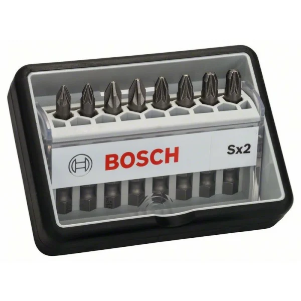 Набор Robust Line из 8 насадок-бит Sx Extra Hart 49 мм Bosch 2607002557