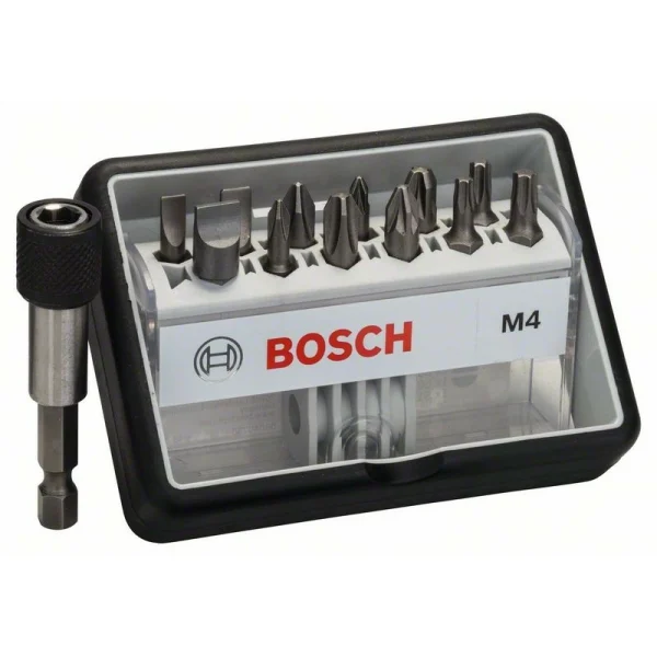 Набор Robust Line из 12+1 насадок-бит M Extra Hart 25 мм Bosch 2607002566