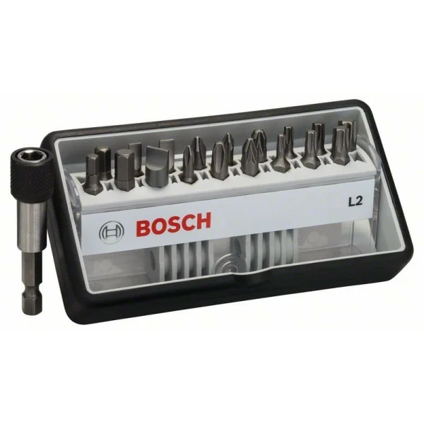 Набор Robust Line из 18+1 насадок-бит L Extra Hart 25 мм Bosch 2607002568