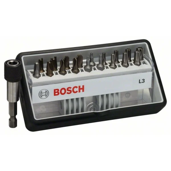 Набор Robust Line из 18+1 насадок-бит L Extra Hart 25 мм Bosch 2607002569