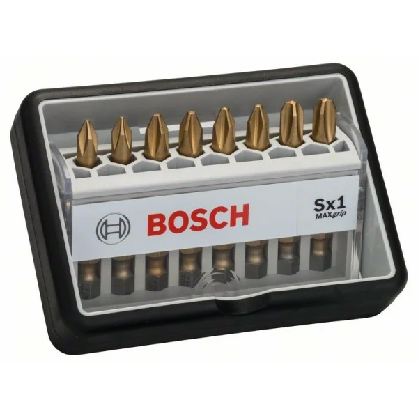 Набор Robust Line из 8 насадок-бит Sx Max Grip 49 мм Bosch 2607002570