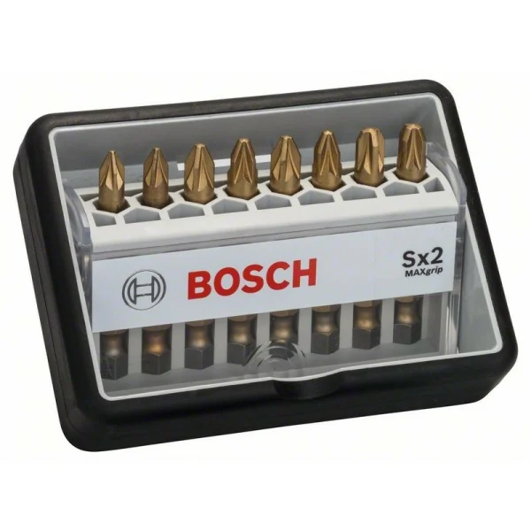 Набор Robust Line из 8 насадок-бит Sx Max Grip 49 мм Bosch 2607002571