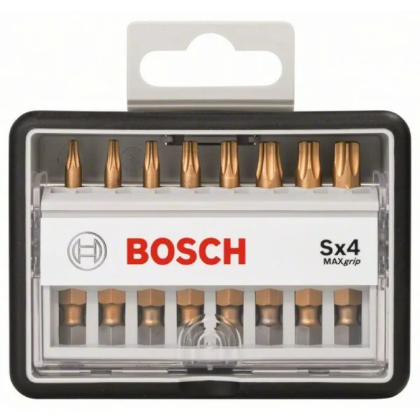 Набор Robust Line из 8 насадок-бит Sx Max Grip 49 мм Bosch 2607002573 — изображение 2
