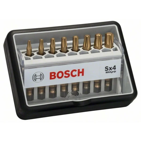 Набор Robust Line из 8 насадок-бит Sx Max Grip 49 мм Bosch 2607002573