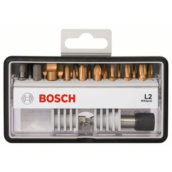 Набор Robust Line из 18+1 насадок-бит L Max Grip 25 мм Bosch 2607002582 — изображение 2
