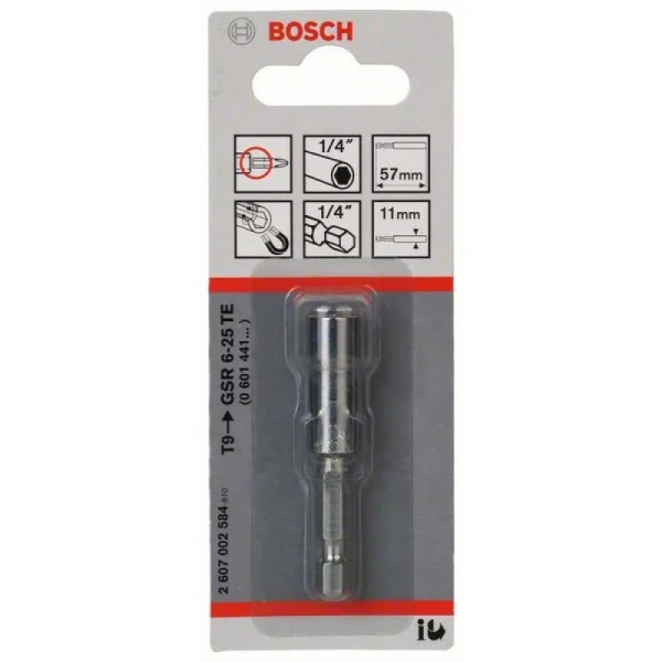 Универсальный держатель 1/4', 57 мм, 11 мм Bosch 2607002584 — изображение 2