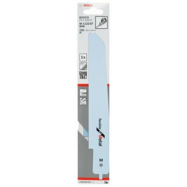 Пильное полотно M 1122 EF для универсальной пилы Bosch PFZ 500 E Flexible for Metal Bosch 2608656932 — изображение 2