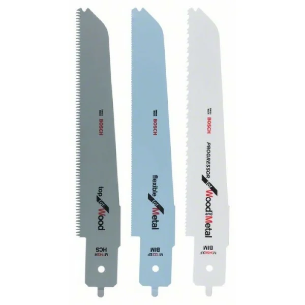 Набор из 3 пильных полотен для универсальной пилы Bosch PFZ 500 E Bosch 2608656934