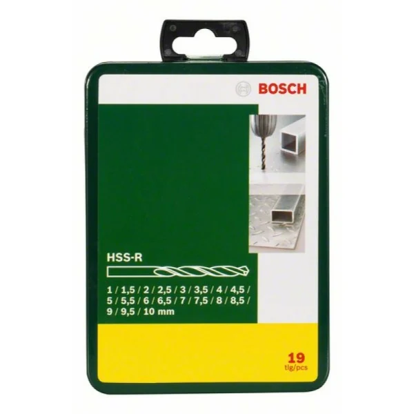 Набор сверл по металлу HSS-R, 19 шт. Bosch 2607019435 — изображение 2