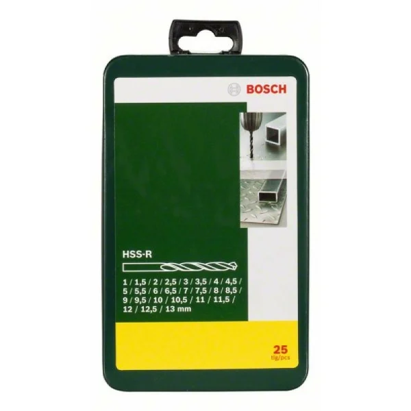 25 HSS-R СВЕРЛ МЕТАЛЛ 1-13 ММ PROMOLINE Bosch 2607019446 — изображение 2