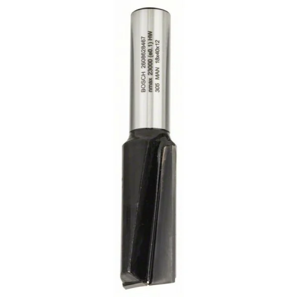 Пазовая фреза 12 мм, D1 18 мм, L 40 мм, G 81 мм Bosch 2608628467