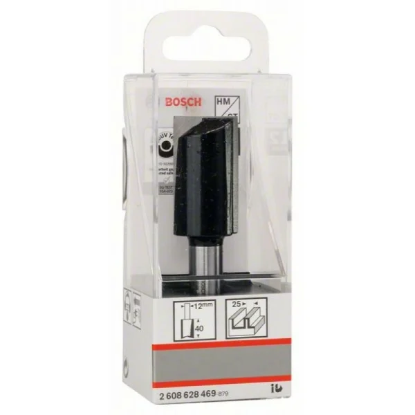 Пазовая фреза 12 мм, D1 25 мм, L 40 мм, G 81 мм Bosch 2608628469 — изображение 2