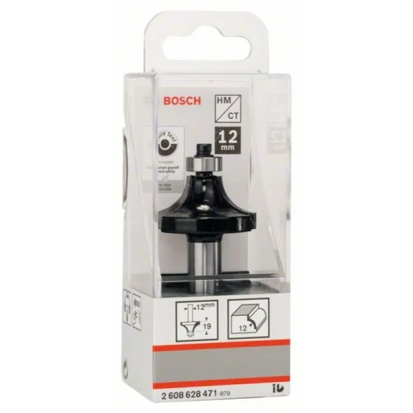 Карнизная фреза 12 мм, R1 12 мм, L 19 мм, G 70 мм Bosch 2608628471 — изображение 2