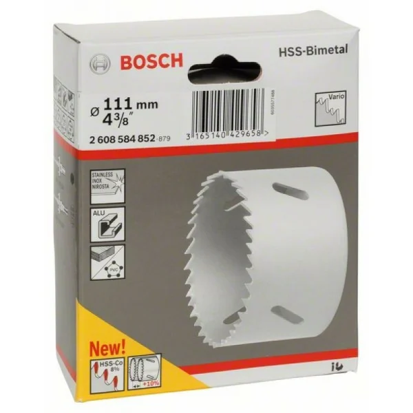 Коронка HSS-Bimetall со стандартным переходником 111 мм, 4 3/8' Bosch 2608584852 — изображение 2