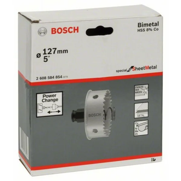 Коронка Sheet Metal 127 мм, 5' Bosch 2608584854 — изображение 2