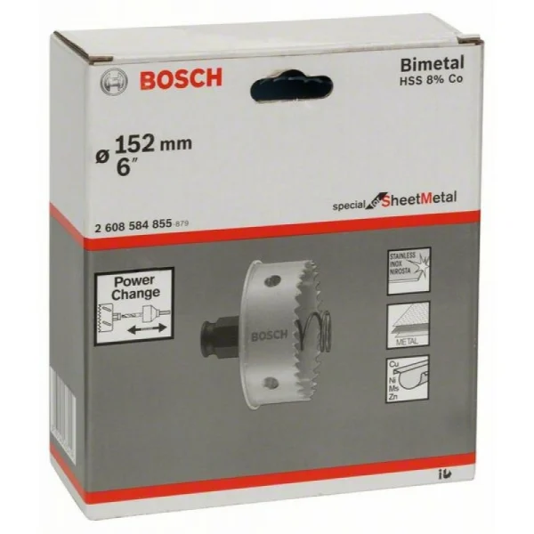 Коронка Sheet Metal 152 мм, 6' Bosch 2608584855 — изображение 2