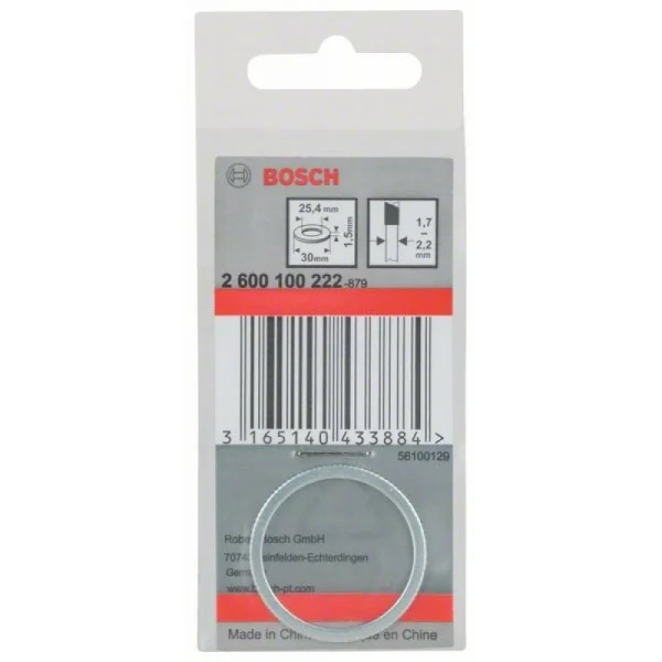 Переходное кольцо для пильных дисков 30x25,4x1,5 мм Bosch 2600100222 — изображение 2