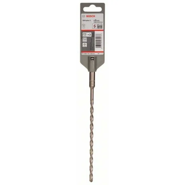 Бур SDS-plus-7 6x150x215 мм Bosch 2608585030 — изображение 2