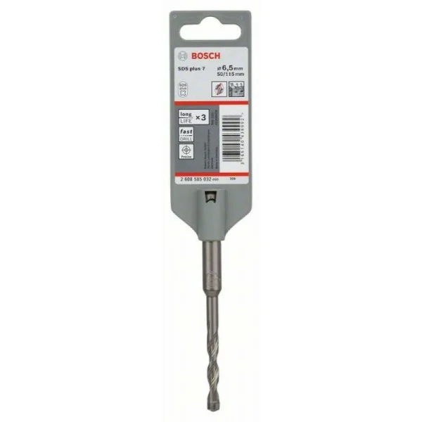 Бур SDS-plus-7 6,5x50x115 мм Bosch 2608585032 — изображение 2