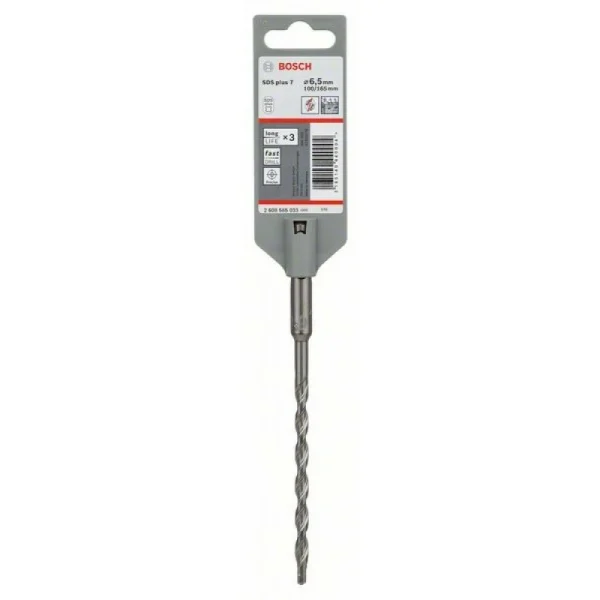 Бур SDS-plus-7 6,5x100x165 мм Bosch 2608585033 — изображение 2