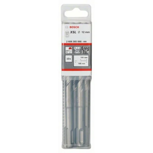 Бур SDS-plus-7 12x100x165 мм Bosch 2608585068 — изображение 2