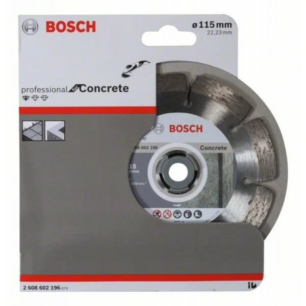 Алмазный диск Standard for Concrete 115x22,23x1,6x10 мм Bosch 2608602196 — изображение 2