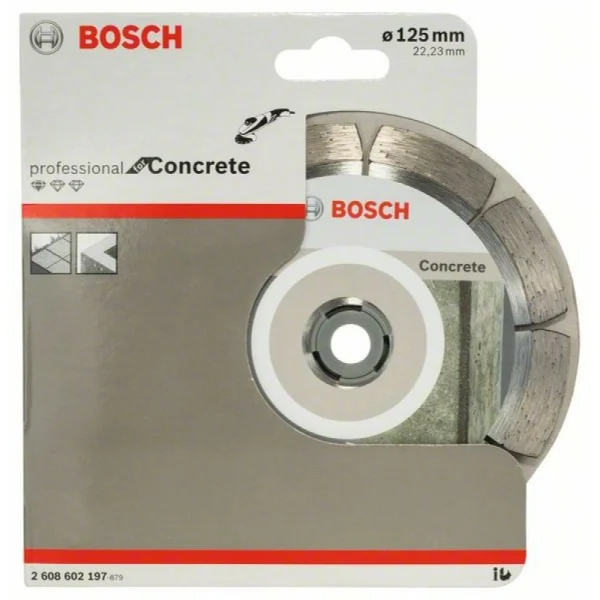 Алмазный диск Standard for Concrete 125x22,23x1,6x10 мм Bosch 2608602197 — изображение 2