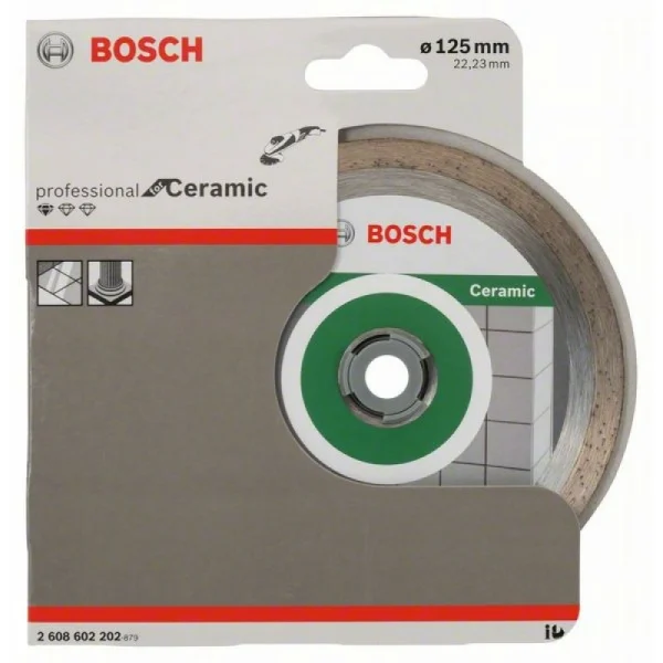 Алмазный диск Standard for Ceramic 125x22,23x1,6x7 мм Bosch 2608602202 — изображение 2