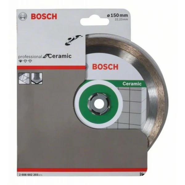 Алмазный диск Standard for Ceramic 150x22,23x1,6x7 мм Bosch 2608602203 — изображение 2