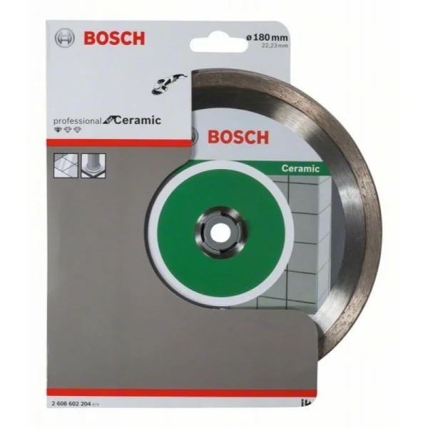 Алмазный диск Standard for Ceramic 180x22,23x1,6x7 мм Bosch 2608602204 — изображение 2