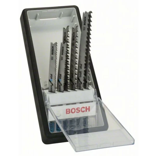 Набор из 6 пильных полотен Robust Line Progressor, с T-образным хвостовиком Bosch 2607010531