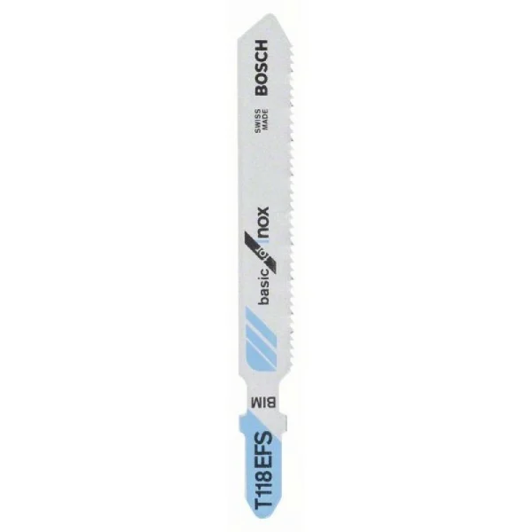 Пильное полотно T 118 EFS Basic for Inox Bosch 2608636497