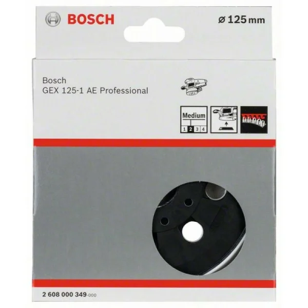 Тарельчатый шлифкруг мягкий 125 мм Bosch 2608000349 — изображение 2