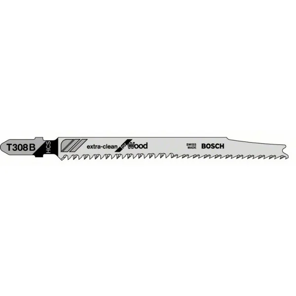 Пильное полотно T 308 B Extraclean for Hard Wood Bosch 2608663751