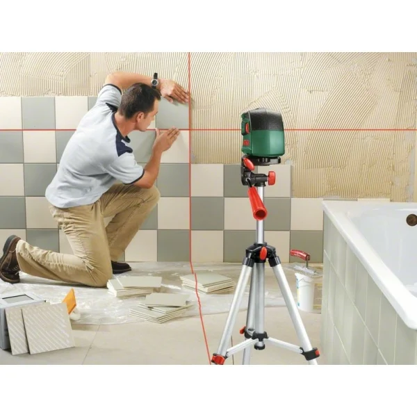 Лазерный уровень с перекрестными лучами Bosch PCL 10 Set (0603008121) — изображение 2