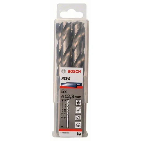 Сверло по металлу HSS-G DIN 338 12,9x101x151 мм Bosch 2608585545 — изображение 2