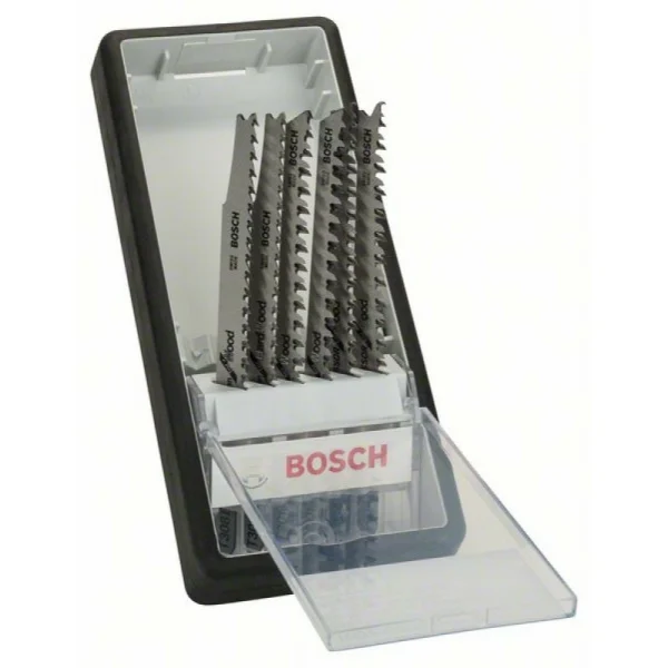 Набор из 6 пильных полотен Robust Line, Wood Expert, с T-образным хвостовиком Bosch 2607010572