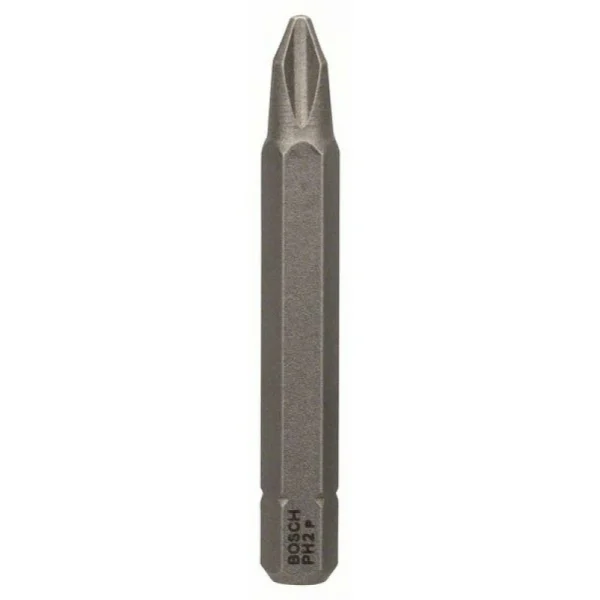 Бита PH2, 51 мм, шестигранный хвостовик 1/4', ISO 1173 C6.3, Extra-Hart PH2 51мм Bosch 2608521246