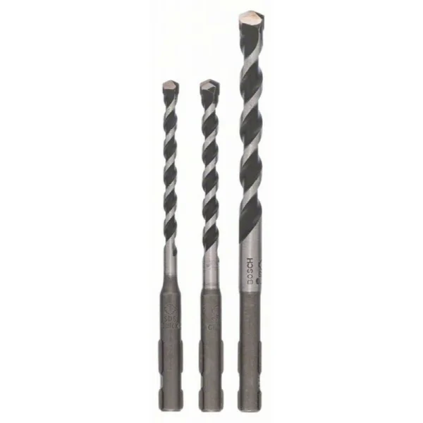 Набор из 3 универсальных сверл SDS-Quick 5,0x100; 6,0x100; 8,0x120 Bosch 2609256918