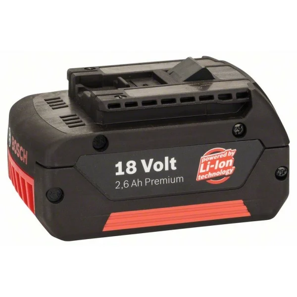 Аккумулятор 18 В Standard Duty (SD), 2,6 Ah, Li-Ion, GBA M-C Bosch 2607336092
