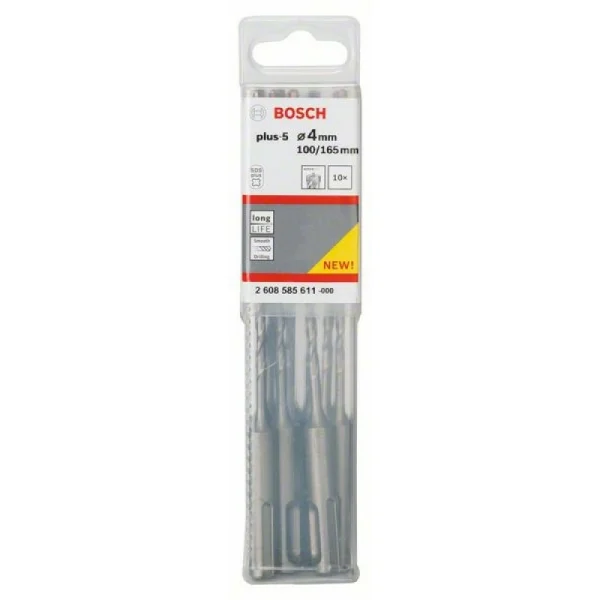 Бур SDS-plus-5 4x100x165 мм Bosch 2608585611 — изображение 2