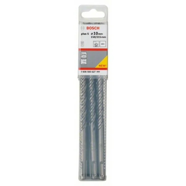 Бур SDS-plus-5 10x150x215 мм Bosch 2608585627 — изображение 2