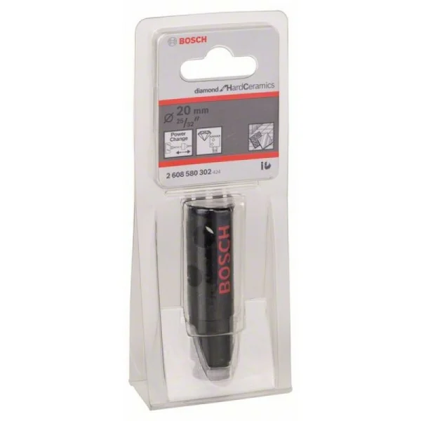Алмазная коронка Diamond for Hard Ceramics 20 мм, 25/32' Bosch 2608580302 — изображение 2