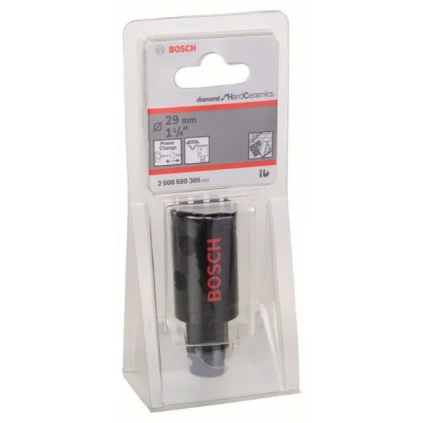 Алмазная коронка Diamond for Hard Ceramics 29 мм, 1 1/8' Bosch 2608580305 — изображение 2