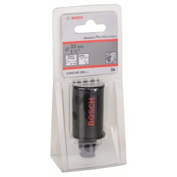 Алмазная коронка Diamond for Hard Ceramics 32 мм, 1 1/4' Bosch 2608580306 — изображение 2