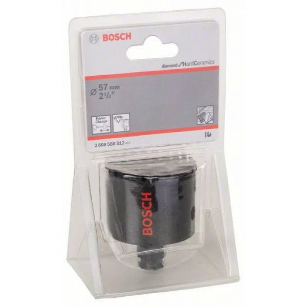 Алмазная коронка Diamond for Hard Ceramics 57 мм, 2 1/4' Bosch 2608580312 — изображение 2